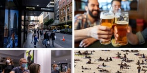 As it happened:COVID-19 restrictions lifted across Sydney as retail,hospitality sectors welcome back vaccinated patrons