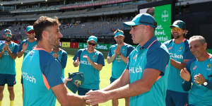Xavier Bartlett made his T20 debut in Tuesday night’s match against the West Indies.
