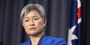 Foreign Affairs Minister Penny Wong:an out-of-character misstep. 