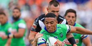 Albert Hopoate has had a solid start to the year for Canberra.