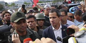 Clashes in Caracas after Guaido stages coup against Maduro