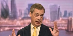 Farage wants tougher stance on China,says Trump needed to'stop it'