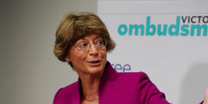 Victorian Ombudsman Deborah Glass last December.