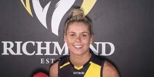 Bulldogs co-captain Katie Brennan is Richmond's first signing. 