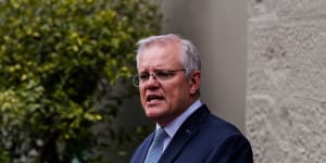 Prime Minister Scott Morrison says the Commonwealth makes the ultimate decisions about who can travel to Australia from overseas,not state premiers.