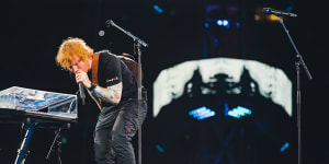 Ed Sheeran pays tribute to Shane Warne and Michael Gudinski at record-breaking MCG show