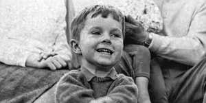 Mark Chorlton at age four,in 1965.