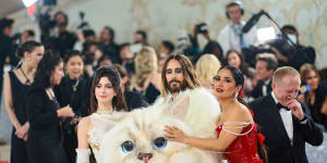 Not quite Karl:The Met Gala plays it silly and safe
