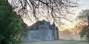 Château de La Roche-Joubert,the author’s home in France.