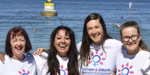 Midwives swap scrubs for swimsuits to take on Rotto swim for pre-term babies