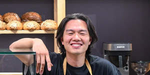 Publique Bakery owner Sung Kim at the CBD shop.