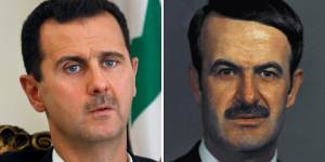 Bashar succeeded his father,Hafez (right),in 2000,with the Assad family ruling Syria for half a century.