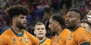Rob Valetini and the Wallabies digest the record loss to Wales.