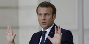 French President Emmanuel Macron is among 14 current and former world leaders whose phone numbers appeared on a list that included numbers selected for surveillance by NSO Group clients,records show.