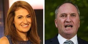 Patricia Karvelas and Barnaby Joyce duelled for 30 minutes over the controversial $80 million water buy back.