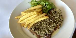 La Bastide’s steak frite.