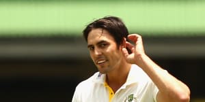 Mitchell Johnson was pulled from guest speaking at two official Cricket Australia functions during the Perth Test.