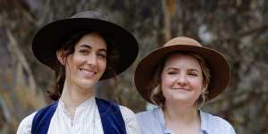 Claire Lovering (left) as Gert and Danielle Walker as Marigold in Gold Diggers.