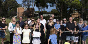A community protest against the residential development of Western Sydney University’s Milperra campus.