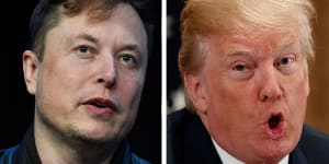 A war of words has broken out between Tesla founder Elon Musk and former US president Donald Trump.