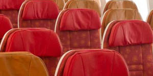 Air India 78-8 Dreamliner economy cabin.