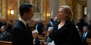 Anything you can do,I can do better. Jeremy Strong and Sarah Snook both delivered big moments in Church and State.