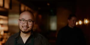 Khanh Nguyen,chef,co-founder,part-owner of Aru in the Melbourne CBD.