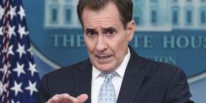 US National Security Council spokesperson John Kirby said the drone was in international airspace.