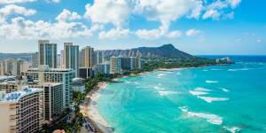 Take a break in Honolulu on your way to New York.