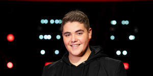 The Voice's 14-year-old finalist,Jordan Anthony.