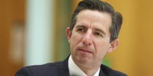 Finance Minister Simon Birmingham says the improvement in the budget confirms the economy’s resilience. 