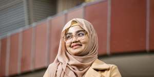 Hume Central Secondary student Jannat Sha came to Australia from Bangladesh in 2019,just before COVID-19 locked down Victorian schools.