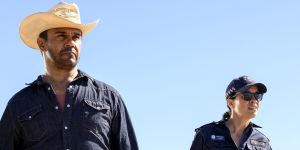 Nominated for best actor and best actress in a television drama:Aaron Pedersen and Jada Alberts in Mystery Road.