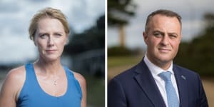 Candidates for Goldstein:independent candidate Zoe Daniel and Liberal MP Tim Wilson.