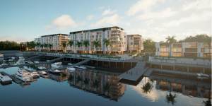 The Georges Cove Marina was approved in 2021 and included a private marina clubhouse,function centre,wet berth for mostly small boats and more than 600 car spaces.