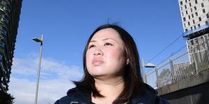 Opal Tower apartment owner Tina Tong says Olympic Park lacks basics such as supermarkets.