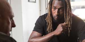 Naitanui cops abuse even as a venerated AFL star.