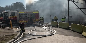 Sydney garbage shed blaze extinguished after eight hours