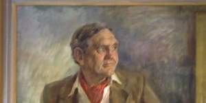 June Mendoza’s portrait of former prime minister John Gorton was extremely controversial.