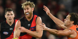 The Bombers were able to pull a tactical manoeuvre with Dyson Heppell before listing him as the substitute against the Giants on Sunday.