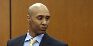 Mohamed Noor arrives at for a hearing in Minneapolis over the fatal shooting of Justine Ruszczyk Damond. 