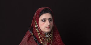 From Melbourne-based Iranian Ramak Bamzar’s series Moustachioed Women and Rhinoplastic Girls,2022.