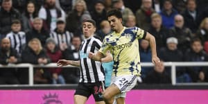 Newcastle and Leeds are among eight Premier League clubs with betting companies as front-of-shirt sponsors.