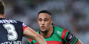 Rabbitohs back-rower Keaon Koloamatangi is in the hunt for a NSW call-up.