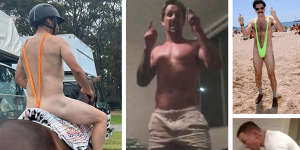 Shane Rose,Mitchell Pearce,Borat and Todd Carney.