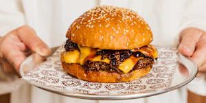The signature beef bulgogi burger.