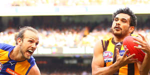 Cyril Rioli in action during the 2015 AFL grand final