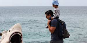 A scene from 2024’s Sculpture By The Sea in Bondi.
