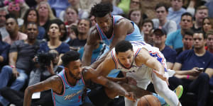 Simmons comes up big in clutch but Sixers fall to Heat