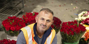 Zamir Taipi from Tooradin said roses are still in high demand,despite competition from other flowers.